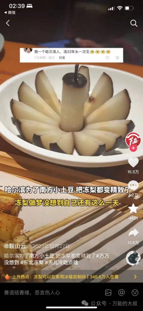 竟然是这13条“南方小土豆”短视频,把“尔滨”哈上了天?插图7 竟然是这13条“南方小土豆”短视频,把“尔滨”哈上了天?