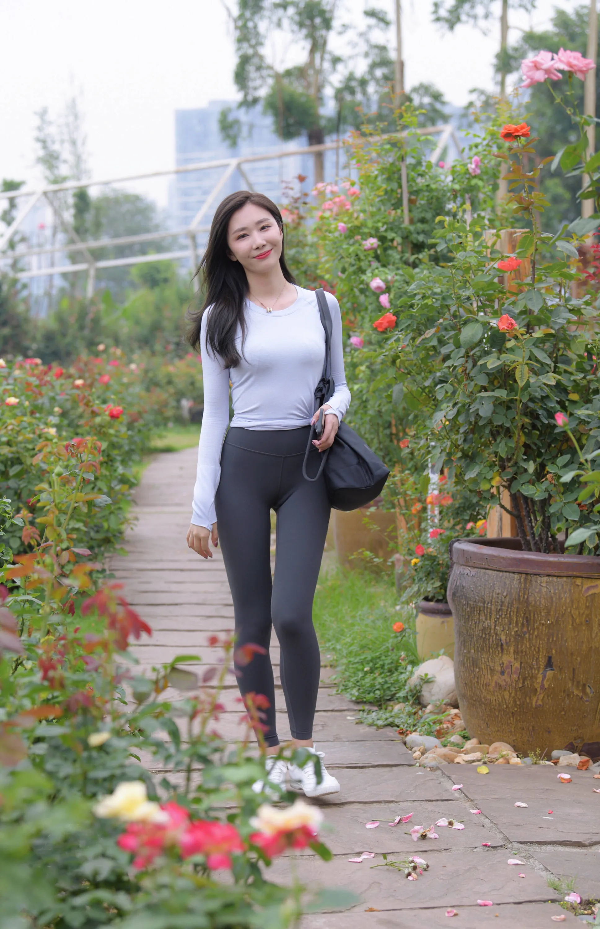 黑色瑜伽裤的魅力！